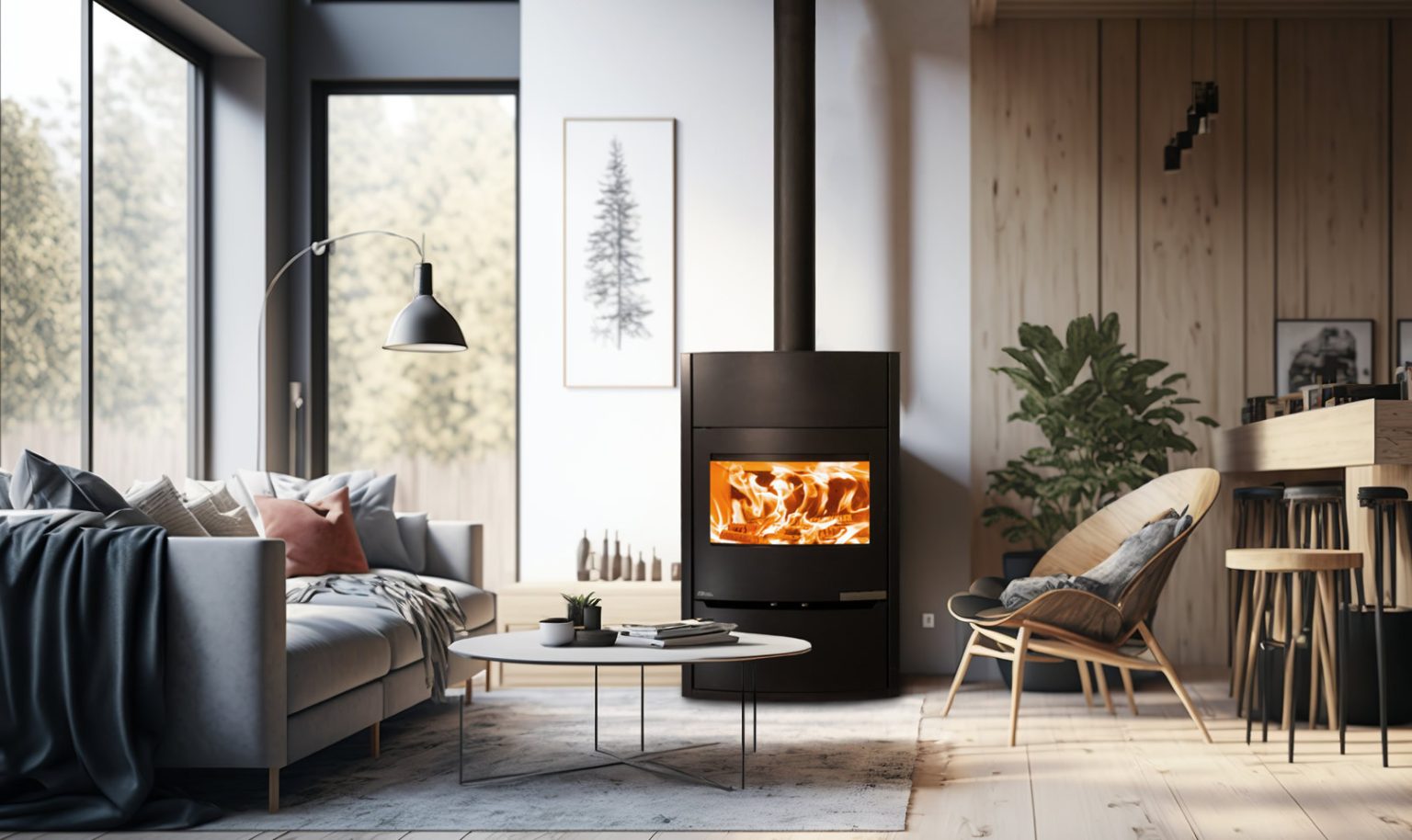 Poele-bois-Magma-noir-situation