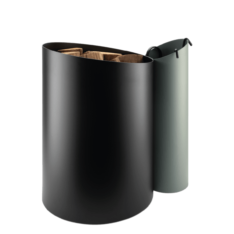 DIXNEUF duo-range-buches-serviteur-aurore-acier-noir-givre-vert-sauge-bois-470x470